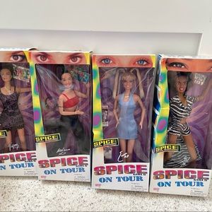Spice Girls On Tour Dolls - vintage 1998